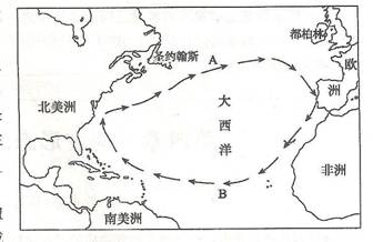 06-18 (1)图中爱尔兰的都柏林和纽芬兰岛的圣约翰斯所处的纬度差不多