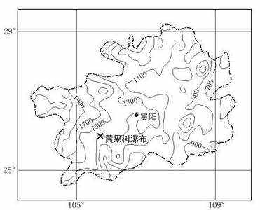 位于云贵高原东部的贵州